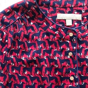 Dachshund dog Banana Republic top
